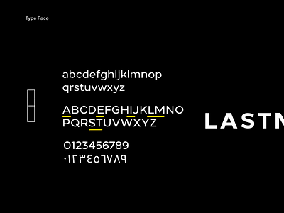 LastMile Typeface black brand branding design flat icon illustration logo minimal vector