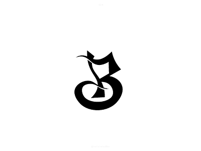 02 B abstract branding flat icon illustration logo mark typography ui vector