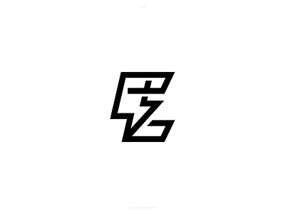 05 E abstract branding flat icon illustration logo minimal typography ui vector