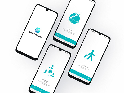 Trip Expenses Mobile App UI