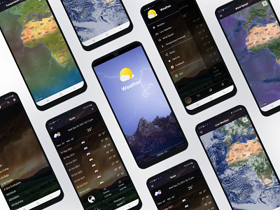 Weather Forecast Mobile App UI