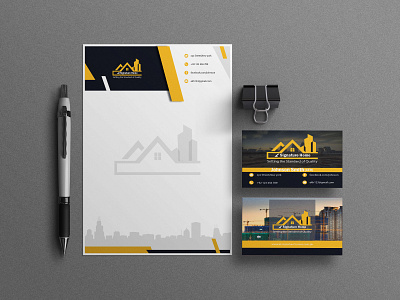 letterhead and business card