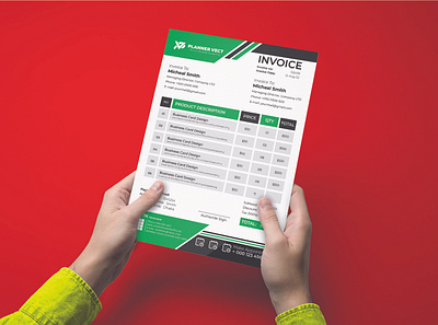 INVOICE DESIGN vector invoice