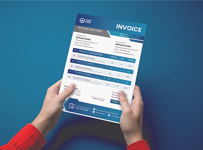 INVOICE DESIGN vector invoice