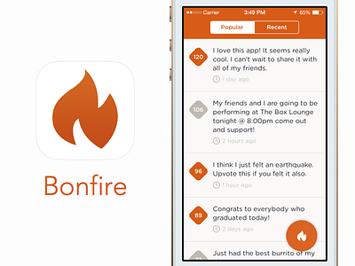 Bonfire for iOS ~ Now on the App Store