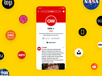 Bonfire Channels ⚡️ app camp channel cnn community feed group ios ios 13 iphone news posts profile social subscribe themed
