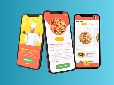 Food ordering mobile app design