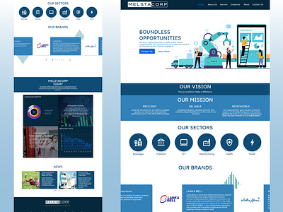 Blue-chip Company Landing Page Redesign