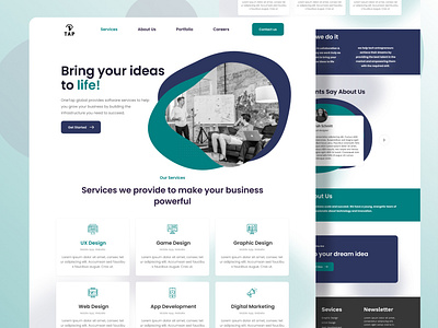 OneTap Landing Page