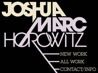 Joshua Marc Horowitz Logo angles avant garde beige bold case diagonals light light pink logo lubalin manipulated type upper