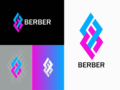 BERBER Modern Brand Logo Design 3d animation berber logo brand brand identity branding branding design design designxpart graphic design icon illustration letter logo logo logo brand logo designer logos modern logo print ui