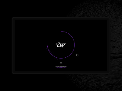 The Script - Intro 3d animation atmosphere interaction planet space ui webdesign website