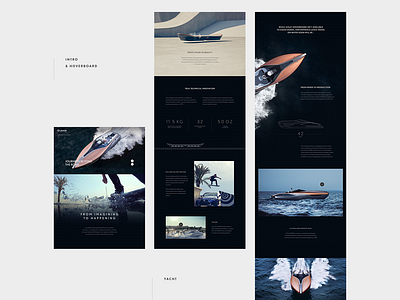 Lexus - Full Page grid interaction layout scroll type ui webdesign website