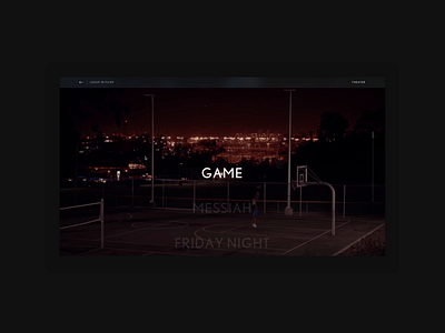 Lexus in Films - Theater grid interaction layout scroll type ui webdesign website