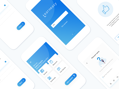 Learneasy : Online Learning App Concept