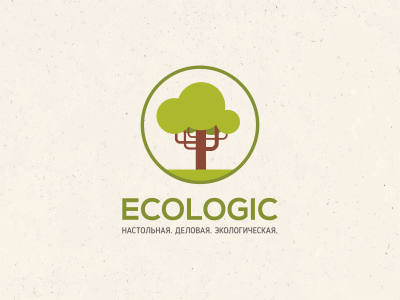 Ecologic eco ecologic ecology flat game logo recycles tech technology tree