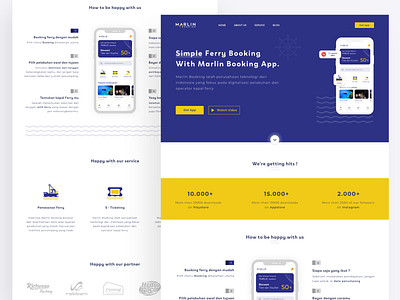 Marlin Booking redesign landing page app application booking browse card clean dashboard design directory product ui uiux ux web