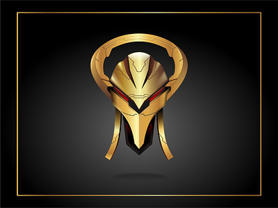 gold hater art black design gold graphic design illustration logo skull vector