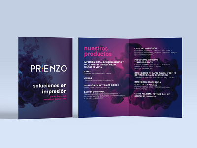 Prienzo Bifold branding identity