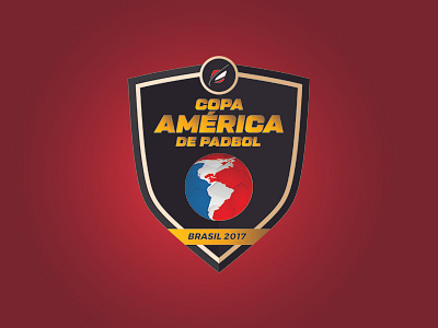 Copa América de Padbol branding design identity logo sports