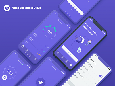 Vega Speedtest UI Kit