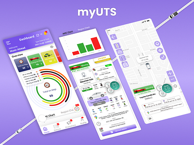 myUTS amazing animation app best bike car cool dashboard design flutter graphic design illustration insurance logo mobile tracking ui vehicle