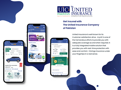 myUIC amazing app application branding design figma graphic design illustration insurance mobile app ui user experience user interface ux