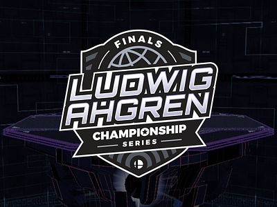 LACS 2 - Ludwig Ahgren Championship Series branding esports gaming logo logo design tournament