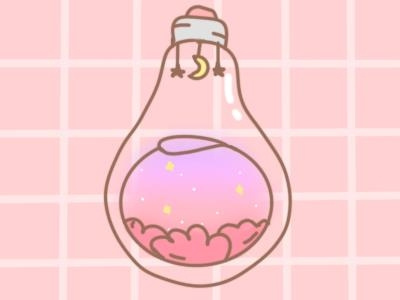 Kawaii Lightbulb ~By Nadia~