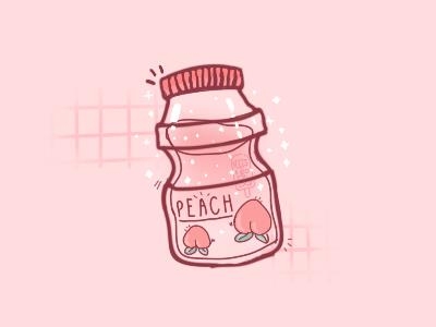 Peach Yakult ~By Nadia~ by Nadia on Dribbble
