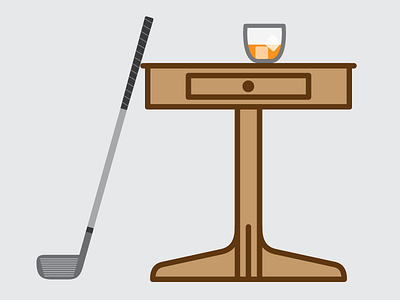 Golf & Scotch & Scotch & Golf fathers day golf quick illustration scotch