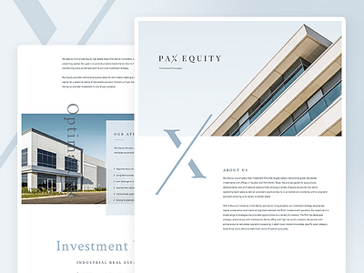 Pax Equity Website Design branding investment website website design