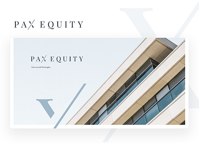 Pax Equity Branding branding logo website design