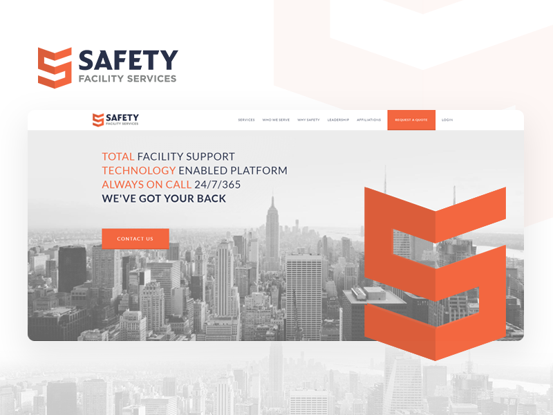 Safety Facility Services  Branding by Finsweet on Dribbble