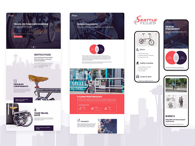 Website Design and Development for "Seattle Cycles"