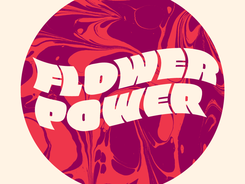 Flower Power Logo by Marte on Dribbble