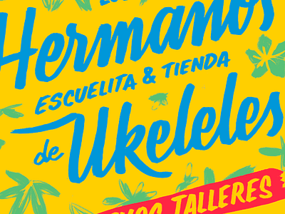 Los hermanos brush brushlettering hawaii illustration lettering skate skating skull surf surfing