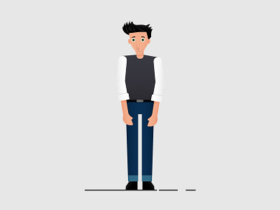 Character character design flat icon illustrat illustration man vector