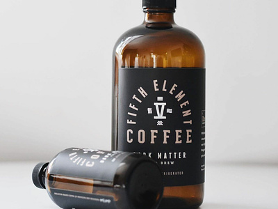 Fifth Element Coffee Bottle Labels