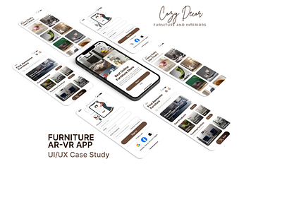 AR VR Furniture App appdesign behance branding casestudy dribbble uidesign uxdesign