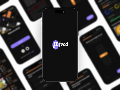 Logo - NuFood app app design app logo brand identity company startup eat fast food food app logo icon design logo logo design logo mark symbol icon modern