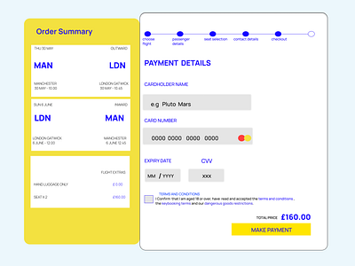 Daily UI #002 Credit Card Checkout