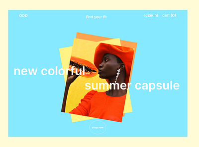 Summer capsule branding design logo ui ux