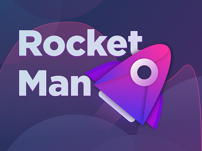 Rocket Man Icon color fun icon rocket space