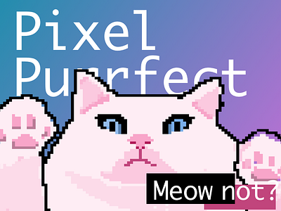 Because Meow Not? 8bit art brutalism cats fun pixel