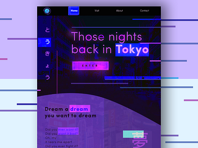 Tokyo 2 glitch city vibe dreams explorations fun glitch new tokyo