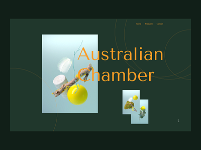 Australian Chamber design event events hero image landing page minimal minimalism minimalist minimalistic ui web web design webdesign website website design