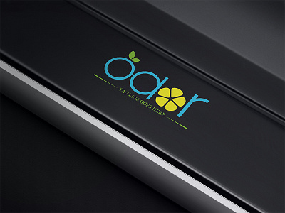 odor logo adobe illustrator branding graphic design green logo leaf logo logo logo design