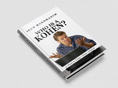 Who Is A Kohen adobe indesign book book cover ebook. graphic design print design