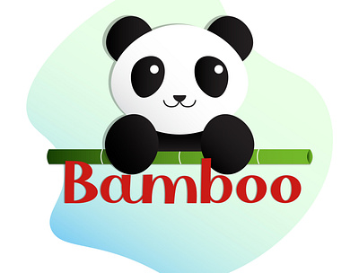 Panda logo 3d bear branding cute design designer graphic design ill illustration logo panda typography